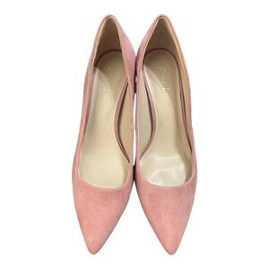 Essex Lane El Demy Pink Suede Leather Heels size 8
